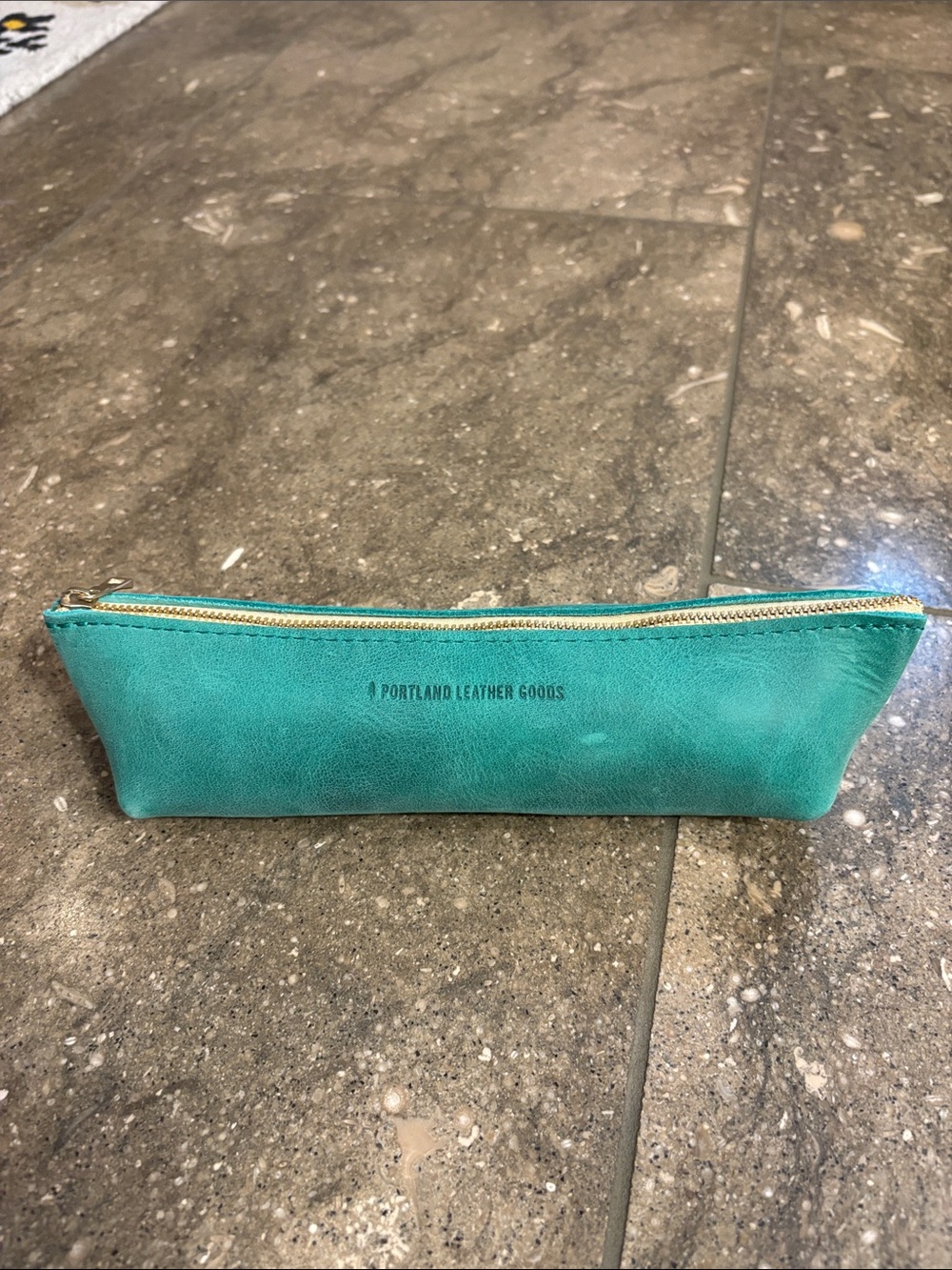Canoe Pouch in Reef, Portland Leather